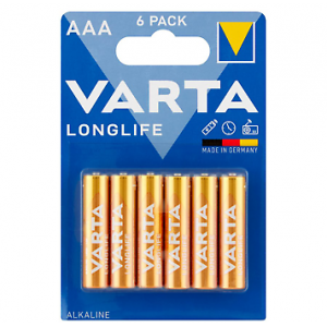 VARTA Pile Longlife Extra AAA LR03 PACK 4+2