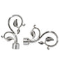Embout Pour Tube à Rideaux VEGA DN25 Argent – Lot 2 pcs