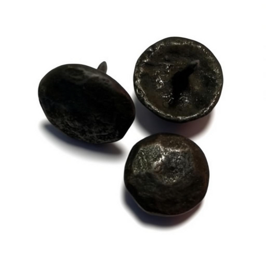 Clous de porte antiques Rond Clavos en laiton massif 13 mm lot de 10