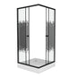 Cabine de douche carré 90/90/190 Noir