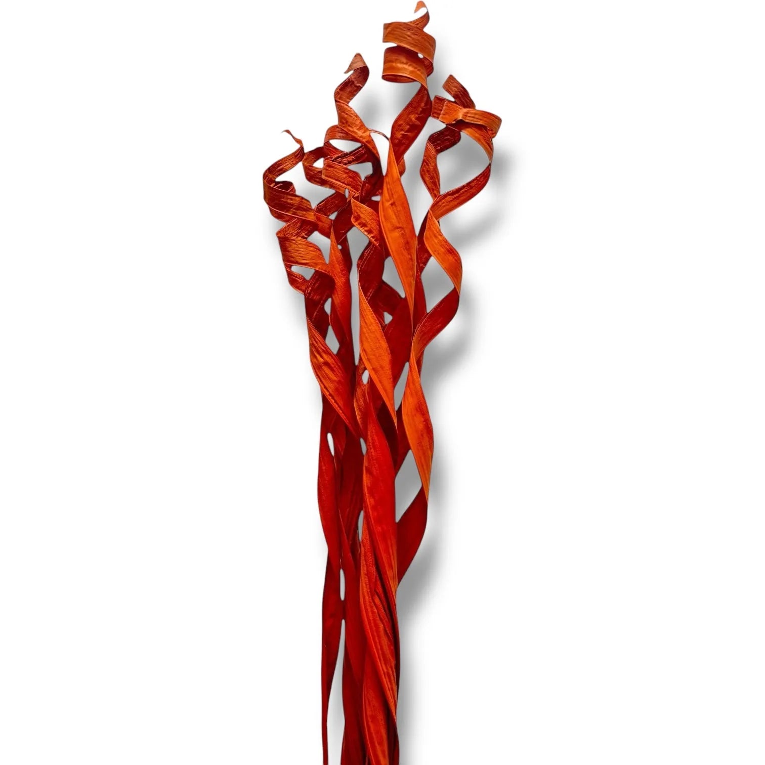Palme bouclé pour decoration interieur 1,5m orange 10branches - SQES