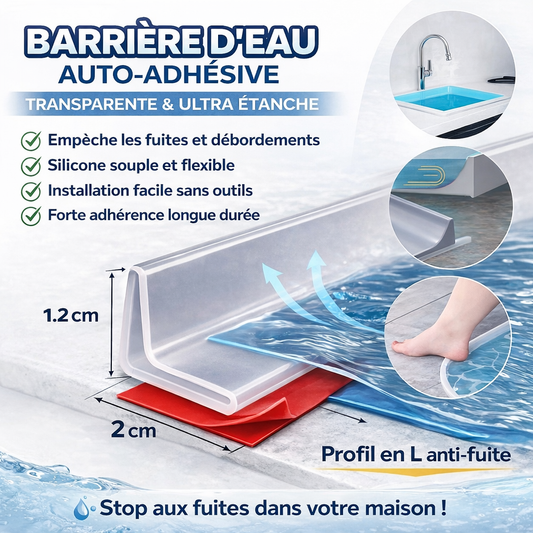 Barrière Eau BOSS TAPE Silicone Transparent 2m