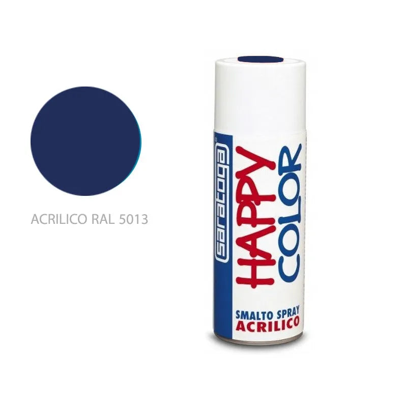 Peinture spray - Pompe retouche - Happy color - 400 ML ACRILICO RAL 5013 SARATOGA - SQES