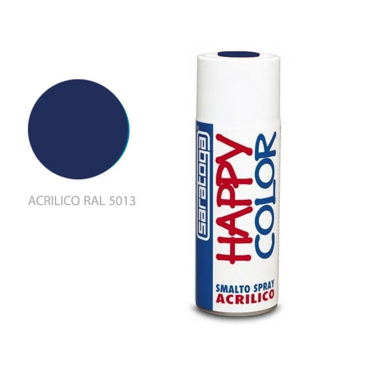 Peinture spray - Pompe retouche - Happy color - 400 ML ACRILICO RAL 5013 SARATOGA - SQES