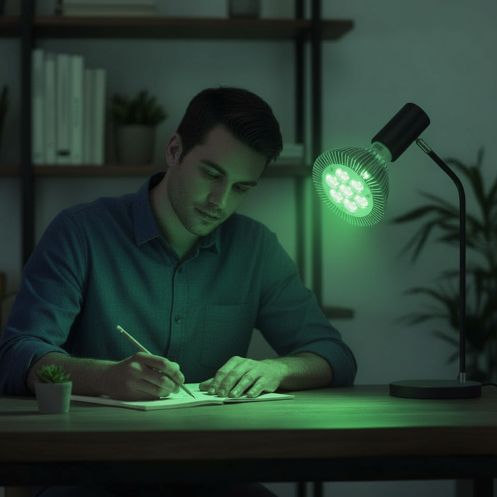 Ampoule LED PAR30 Verte 21W 520nm E27