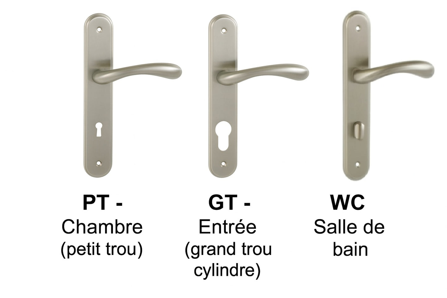 RIVE BLOC POIGNEE ARONA SATINE - PT/GT/WC