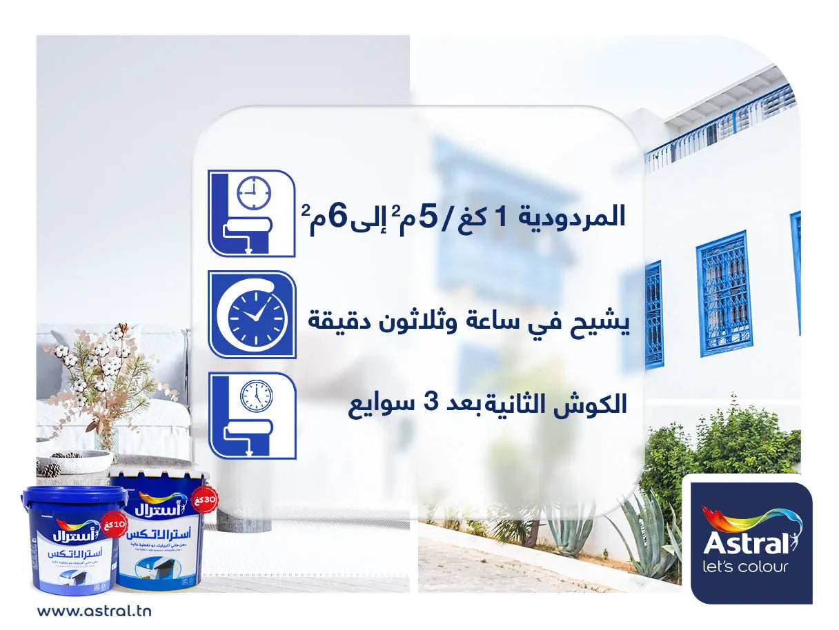 ASTRALATEX 23KG MAT SURFACEUR ASTRAL TUNISIE - SQES
