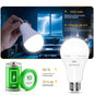 Ampoule LED de Secours Rechargeable – Portable à Haute Luminosité 