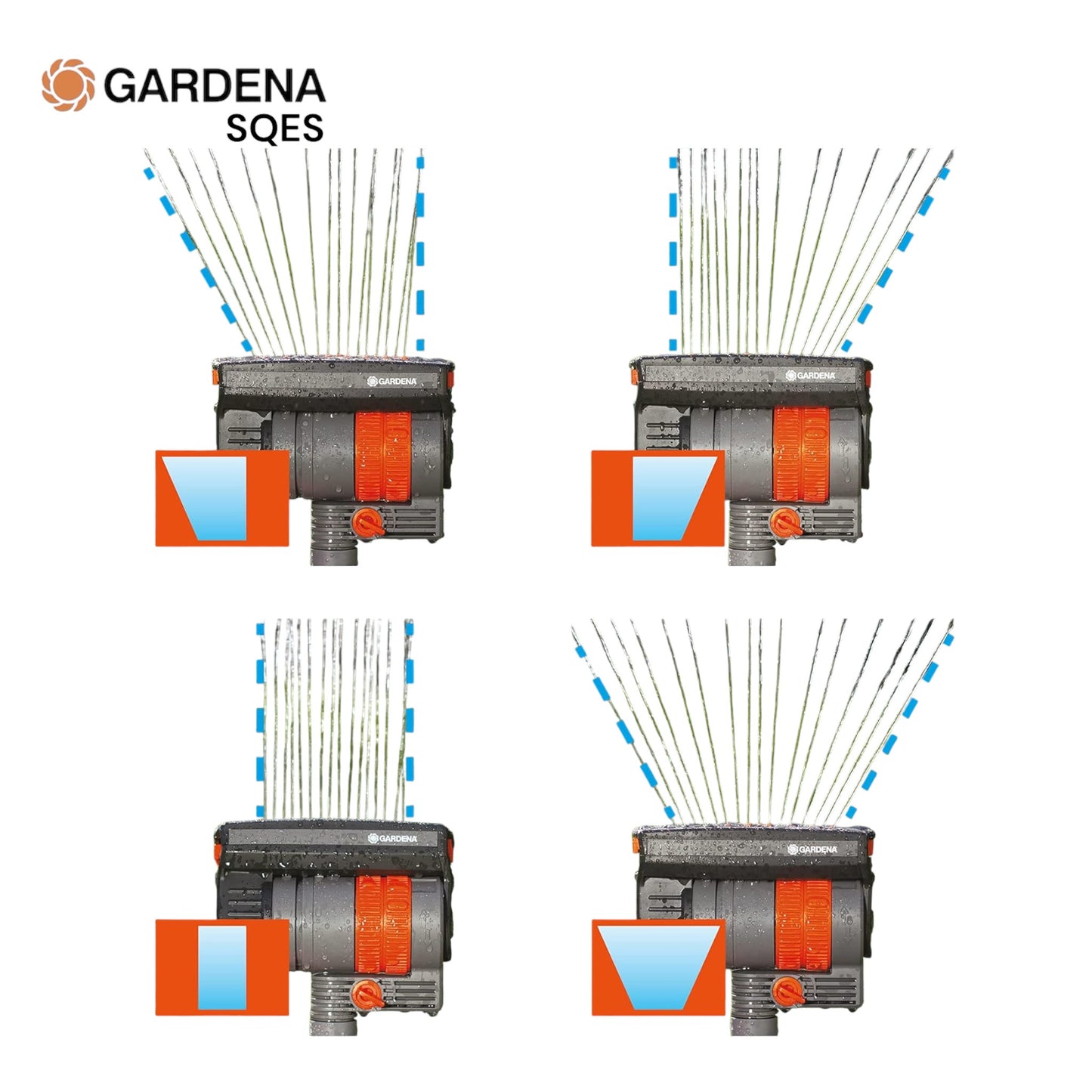 Arroseur Oscillant AQUAZOOM COMPACT GARDENA