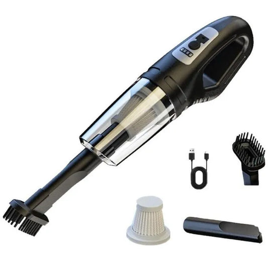 Aspirateur a Main 2 en 1 sans fil - Facile a Transporter - Rechargeable USB 12V - Mini aspirateur Pour voiture, Maison & Bureau - SQES