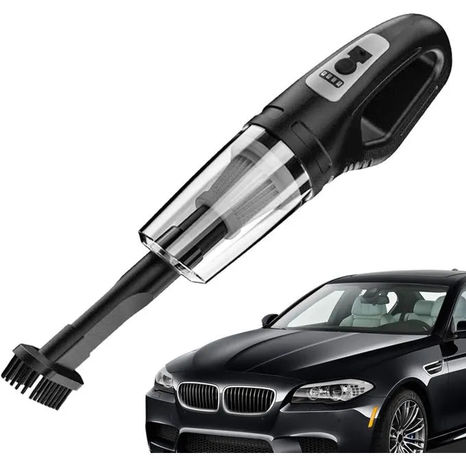 Aspirateur a Main 2 en 1 sans fil - Facile a Transporter - Rechargeable USB 12V - Mini aspirateur Pour voiture, Maison & Bureau - SQES