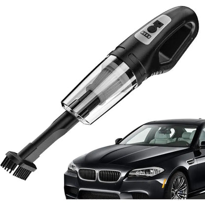Aspirateur a Main 2 en 1 sans fil - Facile a Transporter - Rechargeable USB 12V - Mini aspirateur Pour voiture, Maison & Bureau - SQES