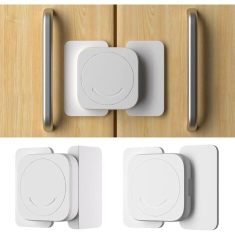 Bloque Porte et Tiroir Sécurité Enfant - Verrous de Sécurité pour Placard, Frigo, Fenêtre, Armoire