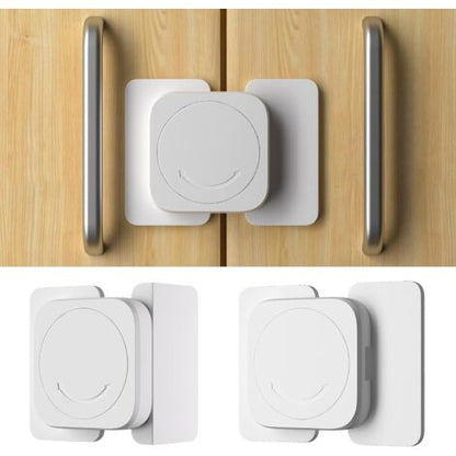 Bloque Porte et Tiroir Sécurité Enfant - Verrous de Sécurité pour Placard, Frigo, Fenêtre, Armoire