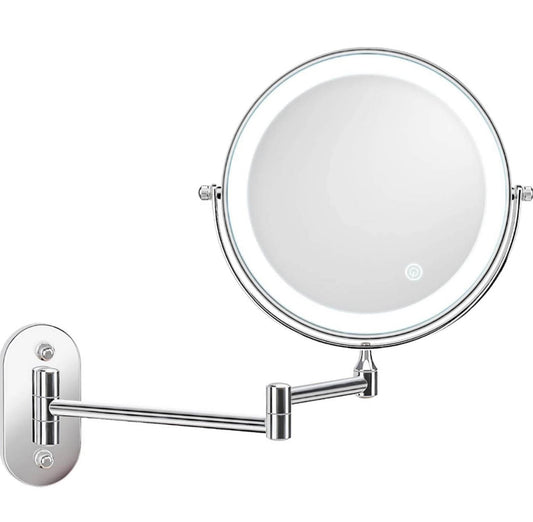 Miroir Maquillage Mural LED Tactile Grossissant