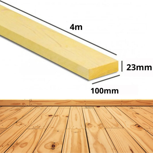 Madrier Bois Blanc Autrichien 2.3cm/10cm/4M - SQES