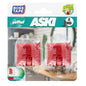 BOSS TAPE Crochet Mural auto adhésif transparent sans percer de trous (2pcs) 45mmx65mm - SQES