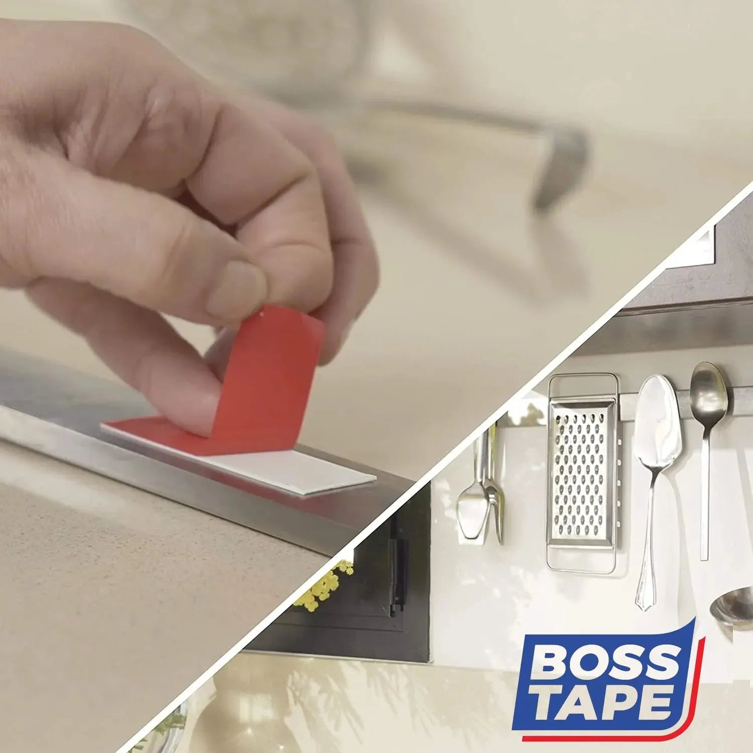 BOSS TAPE Double Face acrylique transparent 120kg 18mmx3m - SQES