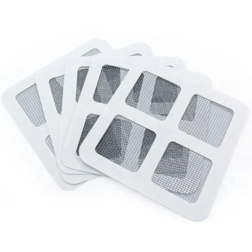 BOSS TAPE Kit de Réparation pour Moustiquaire - Patch Autocollant, Réparation de Trous et Déchirures(4pcs) - SQES
