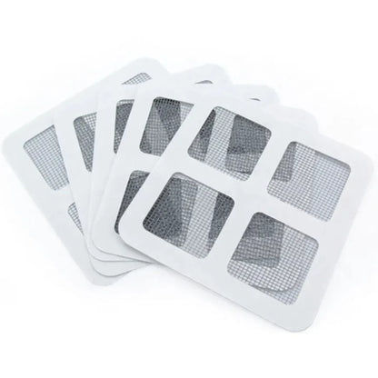 BOSS TAPE Kit de Réparation pour Moustiquaire - Patch Autocollant, Réparation de Trous et Déchirures(4pcs) - SQES