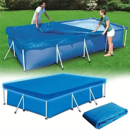 Bache de protection 5Mx4M Multiusages, bleu Imperméable avec Œillets, Pour Voitures, Bateaux, Meubles de Jardin, ,Bois, Piscines, Camping - SQES