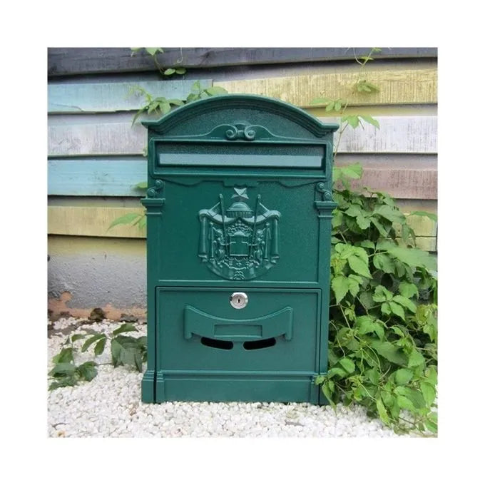 Boîte aux Lettres rétro Antique - Rustique Inoxydable en aluminium - Métallique - SQES