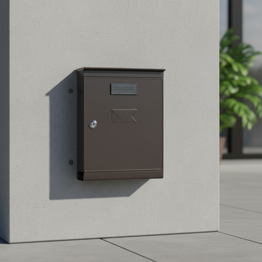 Boîte aux lettre en inox- Boite postal - EV V6  - Gris Anthracite