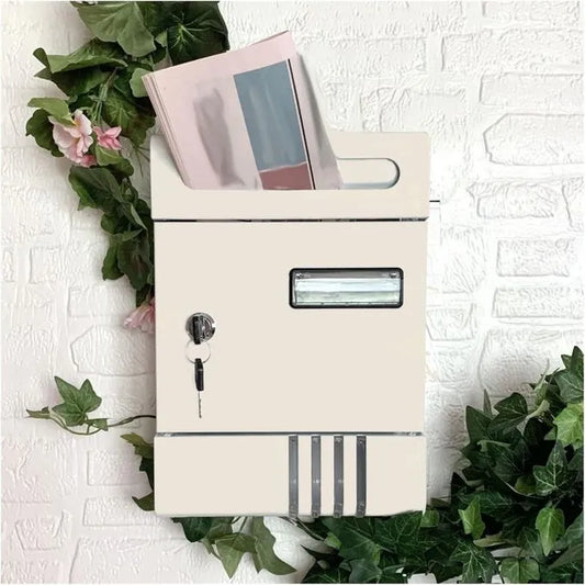 Boîte aux lettres - Boite postal - Inoxydable - 2500AR -couleur Ivoire - SQES