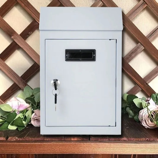Boîte aux lettres - Boite postal métallique - Blanc - SQES