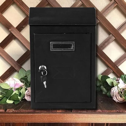 Boîte aux lettres - Boite postal métallique - Noir - SQES