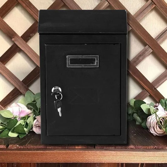 Boîte aux lettres - Boite postal métallique - Noir - SQES