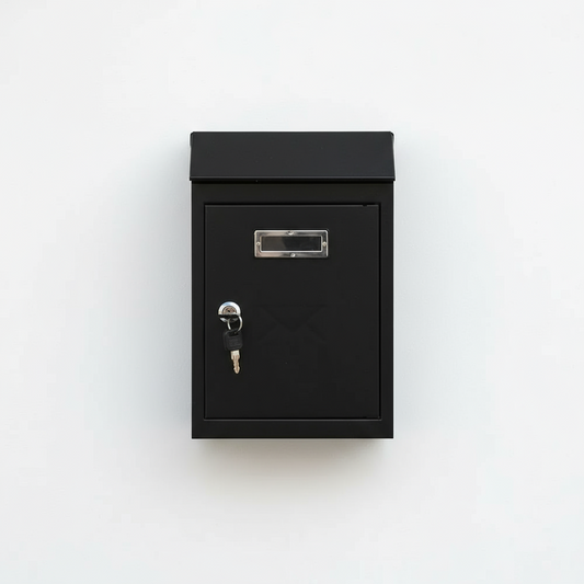 Boîte aux lettres - Boite postal métallique - Noir