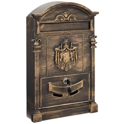 Boîte aux Lettres en Aluminium - Antique - Boite postal - Rustique - Inoxydable - SQES