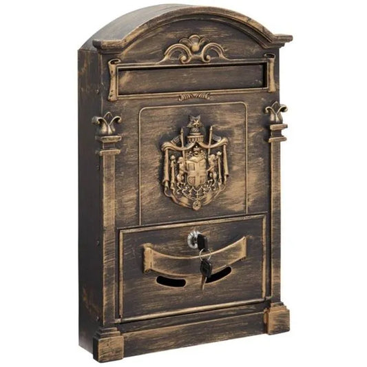 Boîte aux Lettres en Aluminium - Antique - Boite postal - Rustique - Inoxydable - SQES