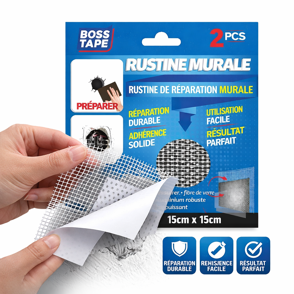 Rustine Murale Boss Tape 15x15cm - Meilleur Prix Tunisie - SQES Ariana Menzah 8
