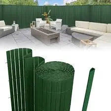 Brise vue - Brise vent - Canisse double face - Clôture jardin - 1x3m - Pvc - SQES