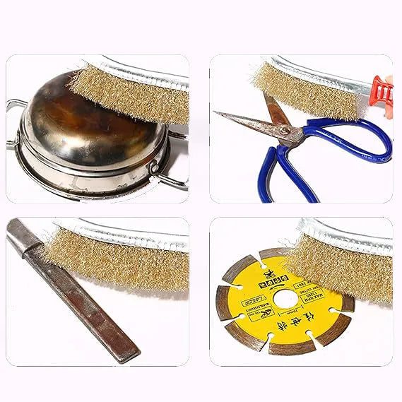Brosse Métallique Manuelle , Manche Plastique Inox - SQES