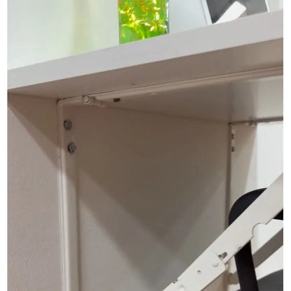 Table pliable - Etagère avec support amovible - bureau rabat table 75x45 - EP 18 - SQES