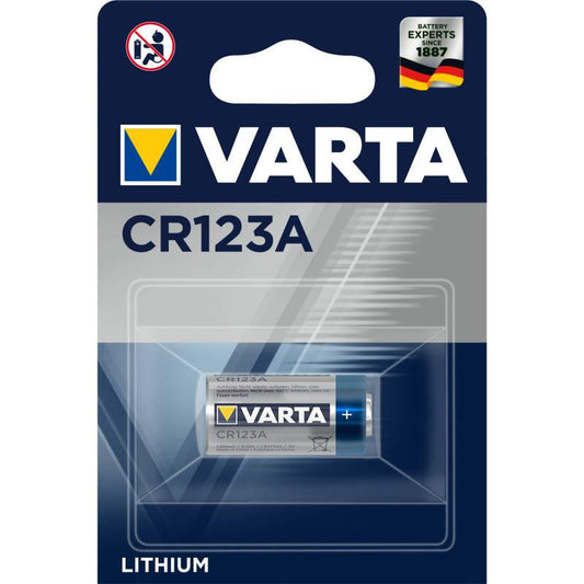 VARTA Pile Lithium CR123A BP1 3V - Professional Electronics