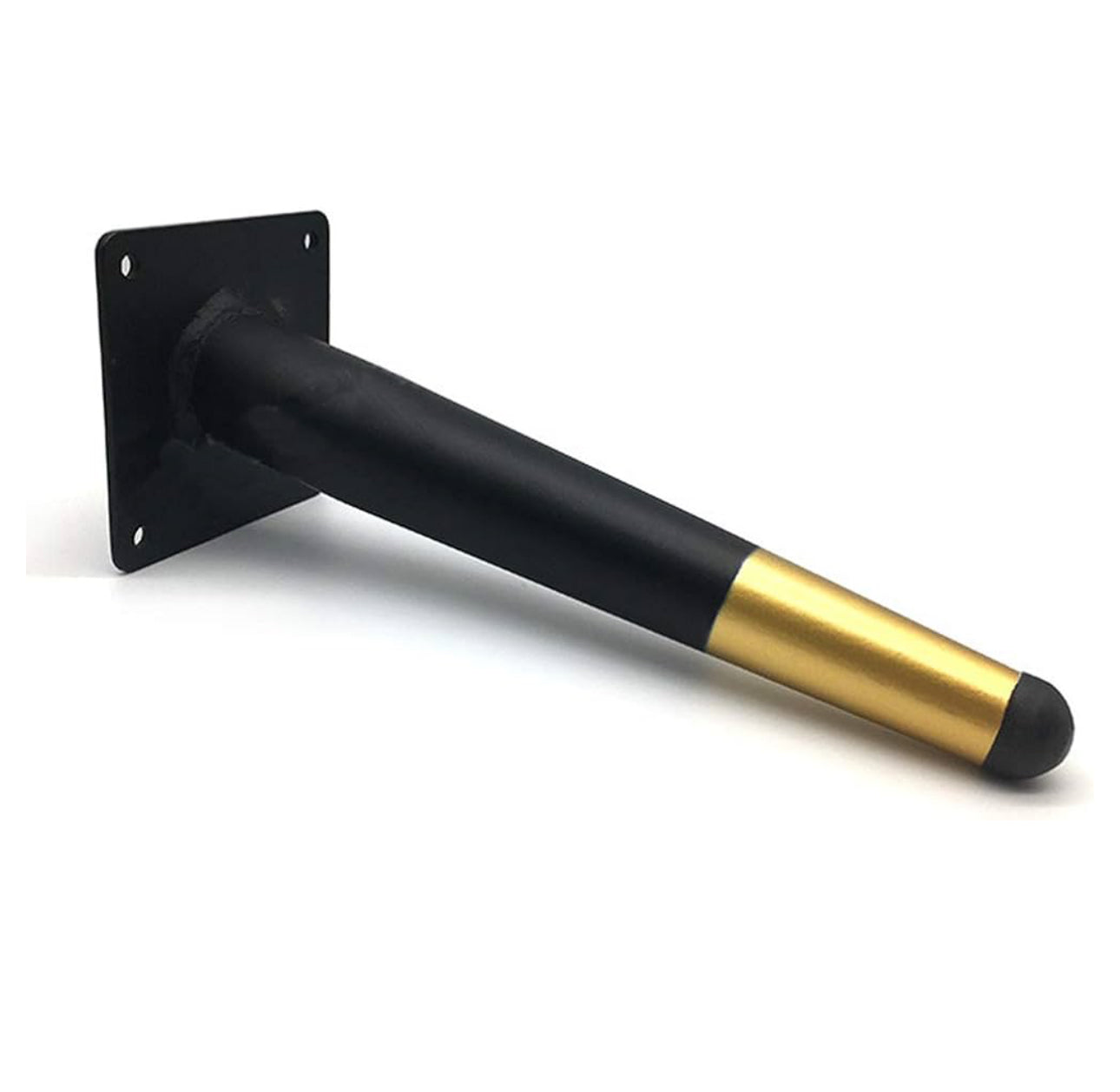 Pied de meuble en metal SABOT NOIR/DORE H180mm (4pcs) - SQES