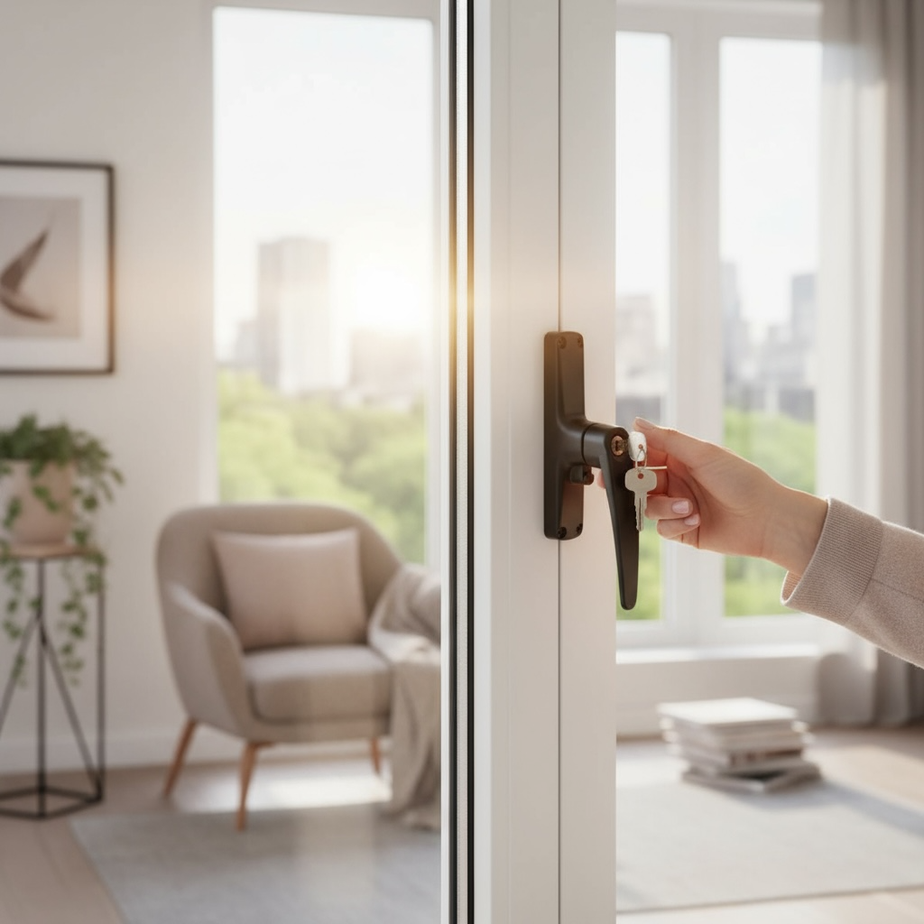 IBFM Crémone à Clé NR 565 avec Poignée