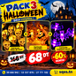 Pack 3 Guirlandes Halloween LED - Décoration | SQES Tunisie