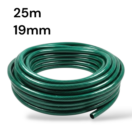 Tuyau de jardin tressé vert 25m 19mm sans accessoires