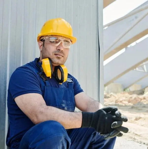 CASQUE DE PROTECTION - CASQUE DE TRAVAIL - Casque De Chantier JAUNE - SQES