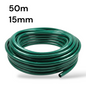 Tuyau de jardin tressé vert 50m 15mm sans accessoires