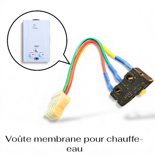 Micro-Interrupteur Trois Fils pour Chauffe-Eau à Gaz
