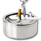 Cendrier avec couvercle Amovible en inox - SQES