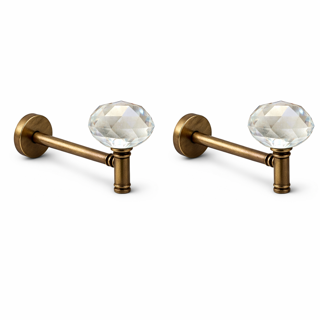 Embrasse Rideau Cristal Bronzée (2pcs)