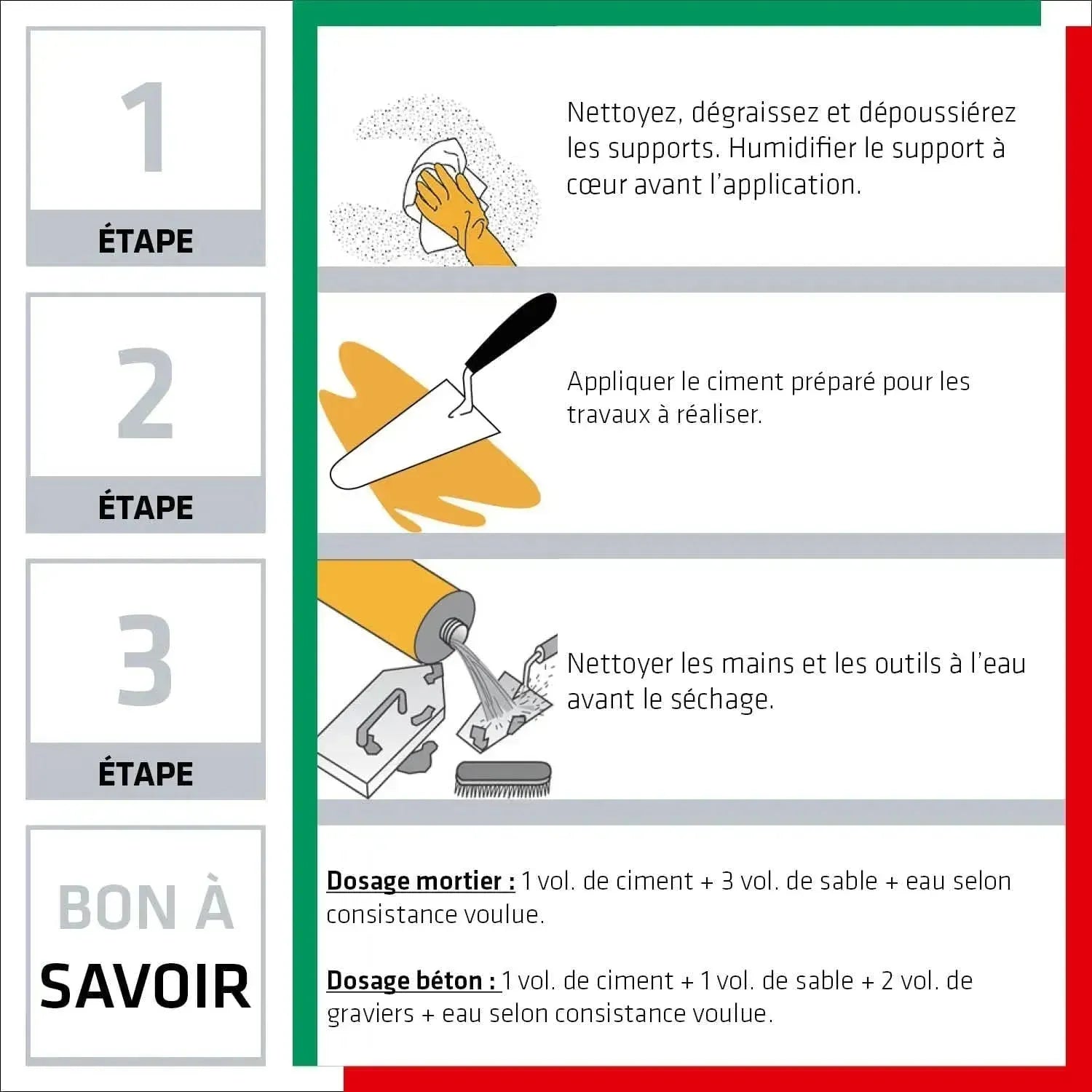 CHAUX Pour tous travaux de rebouchage - Seau 3kg - SQES