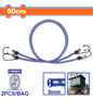 Set de 2 Tendeurs Elastiques – Corde de bagage - 45 cm - SQES